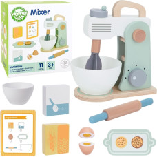Woopie GREEN Drewniany Mikser Kuchenny Blender z Akcesoriami 11 el.