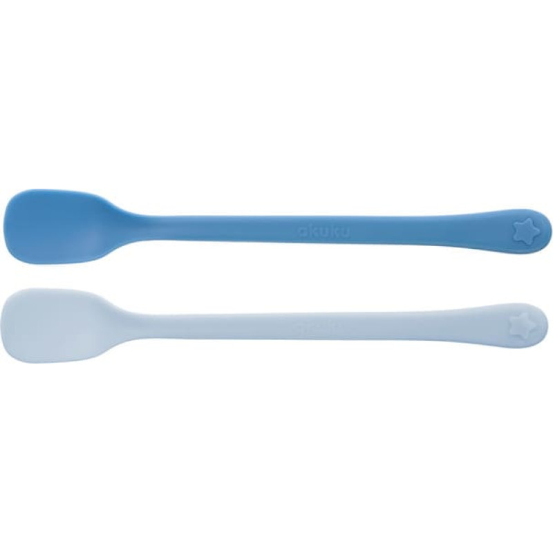 Akuku A0691 SET OF FLAT SPOONS 2PCS BLUE