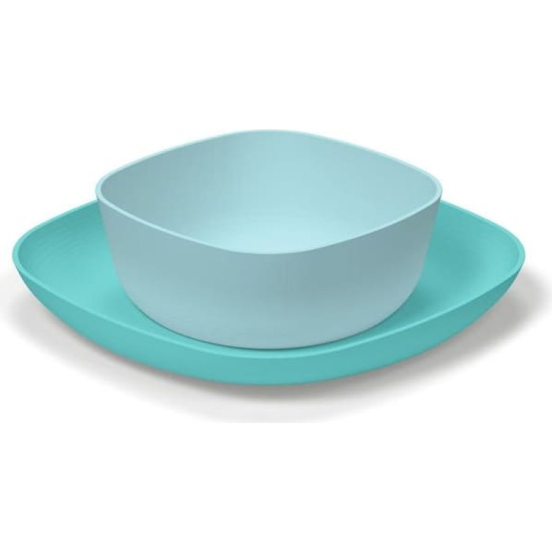 Chicco 178889 PLATE SET 2PCS BLUE 12+