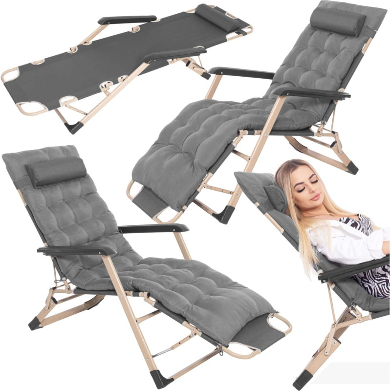 Springos Dārza sauļošanās krēsls Springos GC0066