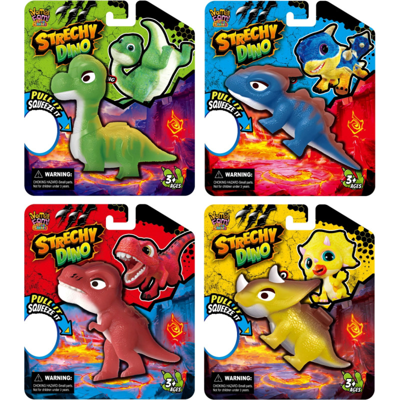 GNIOTEK DINOZAUR DO ROZCIĄGANIA 4 WZORY