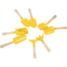 Classic World Edu Zestaw Metalowych Narzędzi do Piasku i Ogrodu 8 szt.