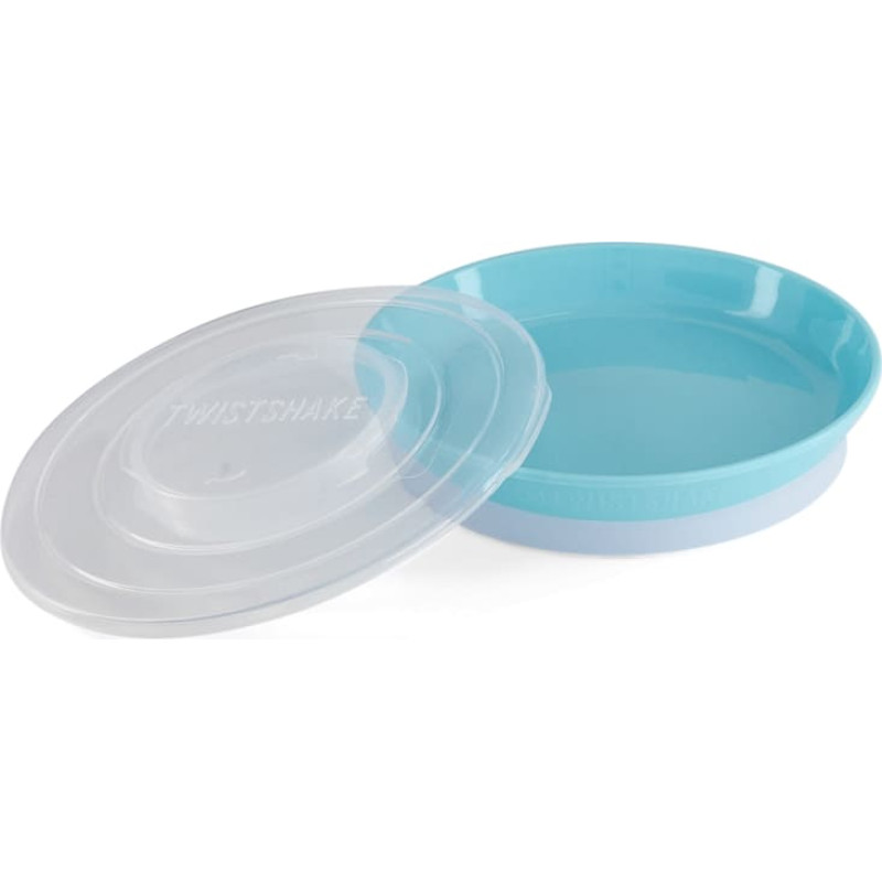 Twistshake Plate 6+m Pastel Blue 78160