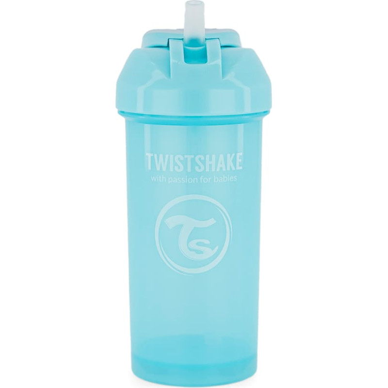 Twistshake Straw Cup 360ml 6+m Pastel Blue 78589