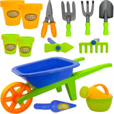 Woopie Taczka Ogrodowa Zestaw Małego Ogrodnika 13el.