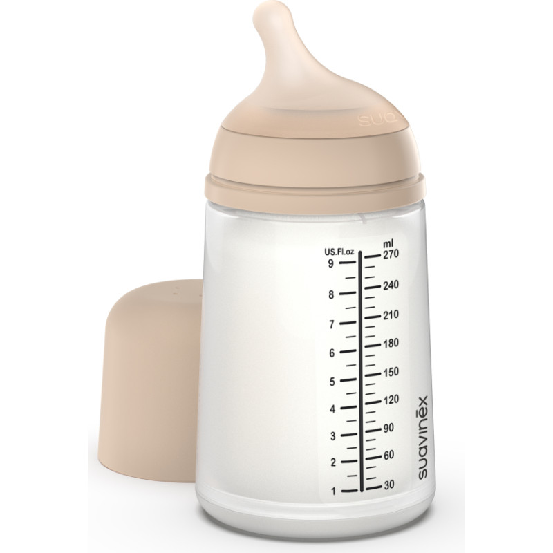 Suavinex Zero.zero baro&scaron;anas pudele pret kolikām LIGHT 270 ML - Medium Flow