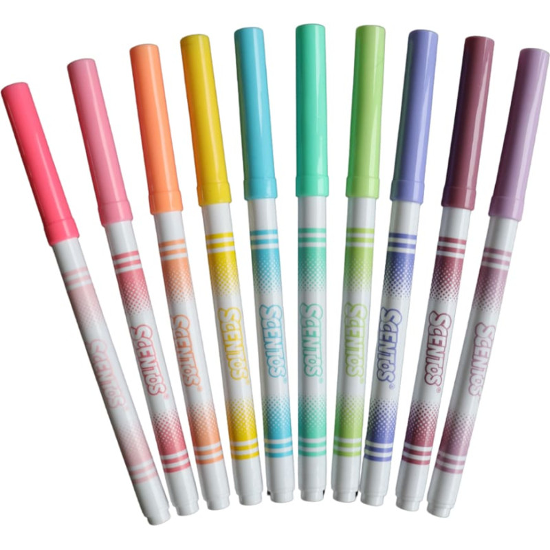Dumel SCENTOS ST 20111 smaržīgie flomāsteri – pasteļkrāsas, 10 gab.