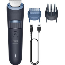 Philips series 3000 bārdas trimmeris, tum&scaron;i zils - BT3665/15