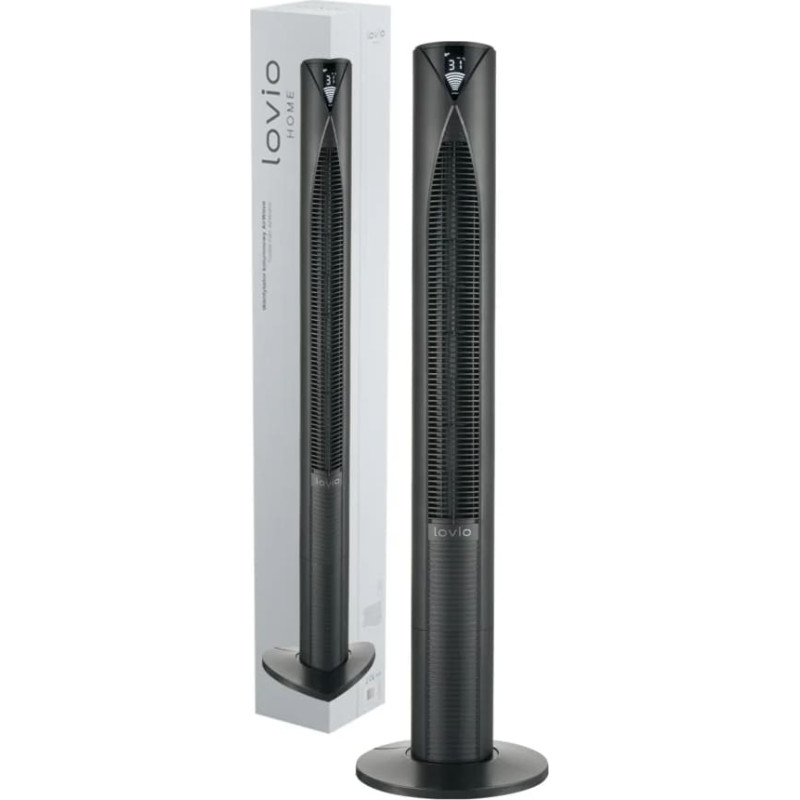 Lovio LVTF202Y24C-BK Tower Fan AirWave PRO Black