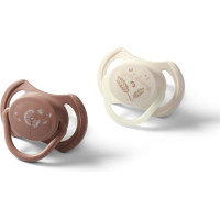 Babyono symmetrical silicone soothers 18m+ 1669/03