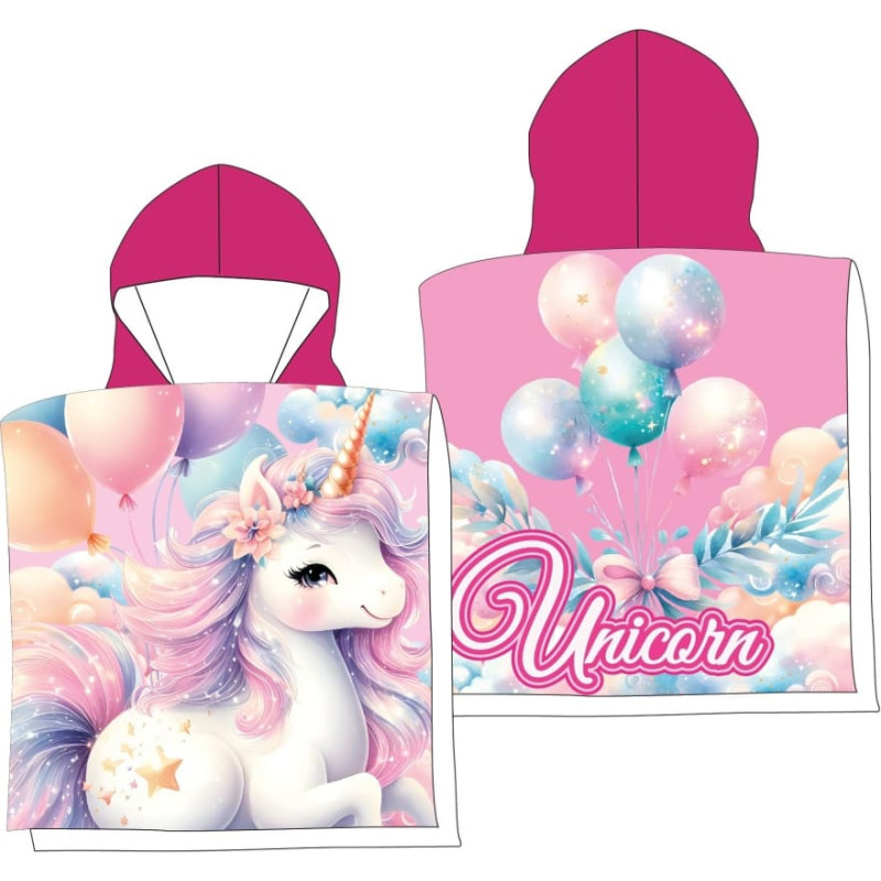 FAST DRY PONCHO 50X100 CM UNICORN UNI36-5100 MICROFIBER
