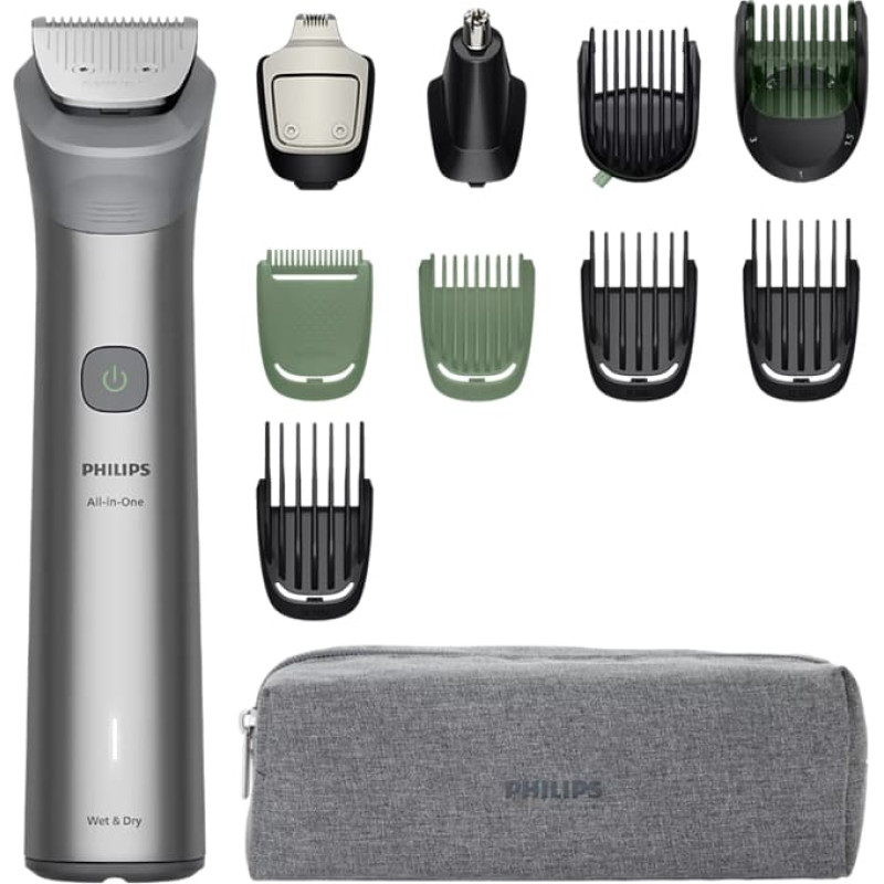 Philips Multigroom series 5000 All-in-one trimmeris sejai, matiem un ķermenim, pelēks - MG5941/15