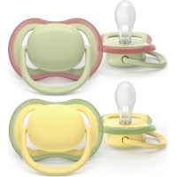 Philips Avent AVENT SCF349/50 Smoczek Ultra Air 18+ oliwka / ż&oacute;łty