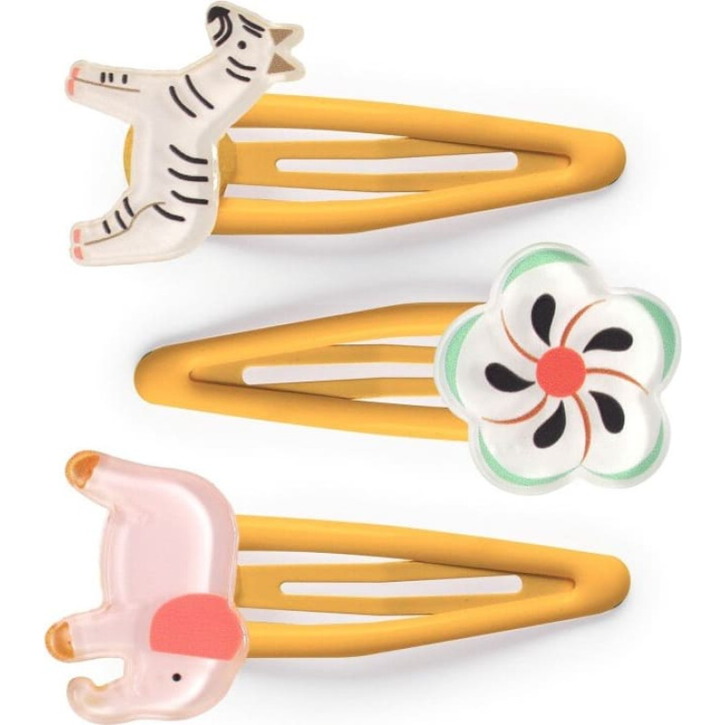 Djeco Plume - Matu sprādzes - Džungļi (3 gab.)