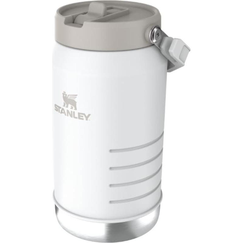 Stanley Termopudele ar salmiņu The IceFlow Flip Straw 2.0 Jug 1,90L balta