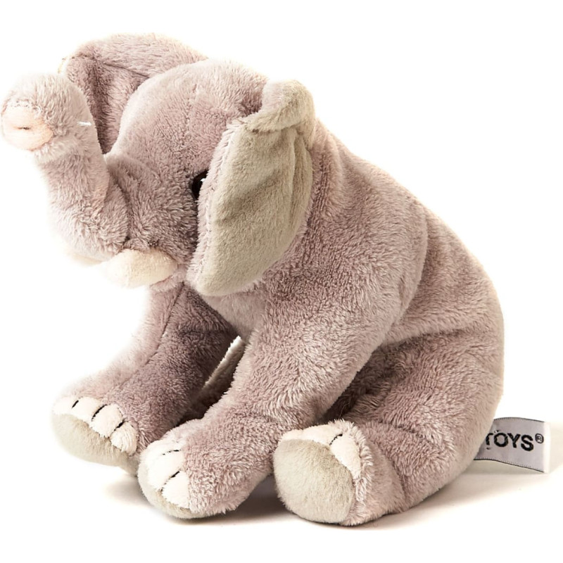 Uni-Toys Plī&scaron;a rotaļlieta Zilonis, vidējs, 18 cm