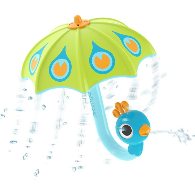 Yookidoo FILL N RAIN PEACOCK UMBRELLA GREEN