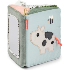 Done By Deer attīsto&scaron;ā rotaļlieta Fold-out sensory mirror Tiny Farm