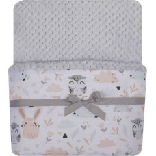 Duet Baby Balnket - 665 - SOFT& COTTON - size: 80x90 - GREY