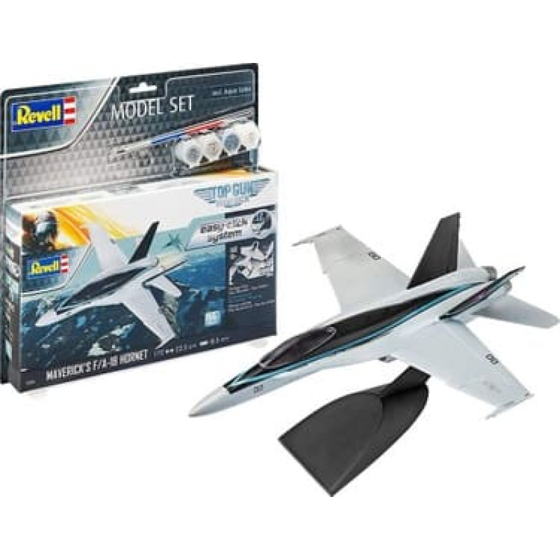 Revell Modeļu komplekts: saliec un krāso F/A-18 Hornet "Top Gun"