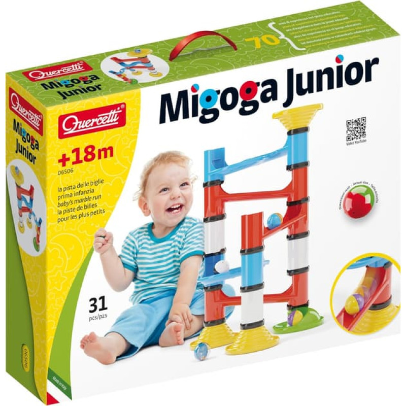 Quercetti Cauruļu sistēma Mi Goga Junior 18m+