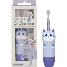 Innogio GIO-453VIOLET Soniczna szczoteczka dla dzieci GIOcat fioletowa