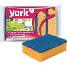 York Sūklis trauku mazgā&scaron;anai PREMIUM 5 gab.