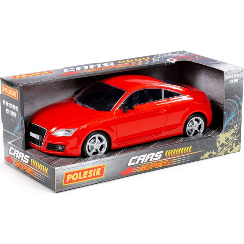 Polesie Auto ar inerci, sarkans kastē 39 cm 87966