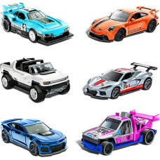 Hot Wheels mudelautode 2-pakk, tagasitõmmatavad