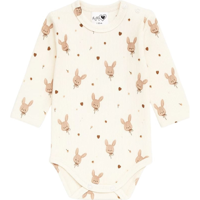 Baby In World BABY 01975 Body niemowlęce Królik prążek 56/62