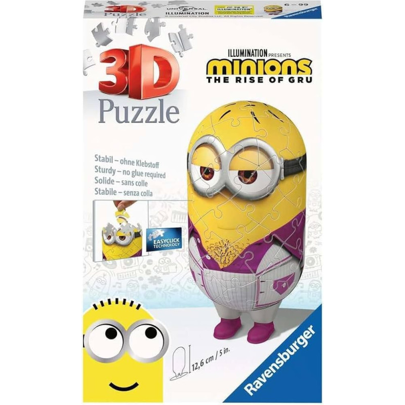 Ravensburger 3D puzle, 59 gab., Minions 2