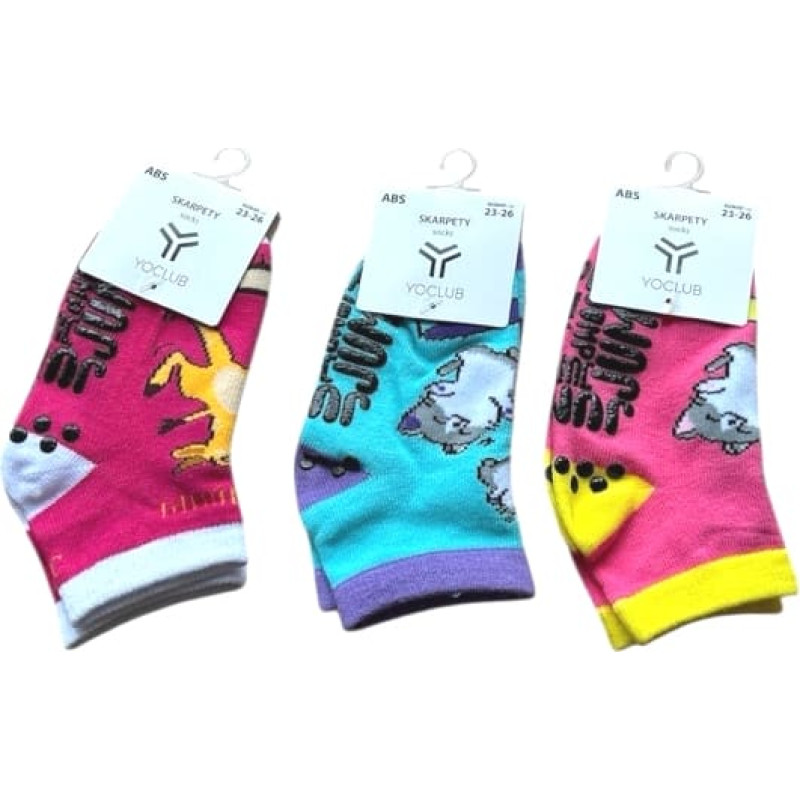 Yo Baby Zeķes batutiem TRAMPOLINE ABS SKS-0021 GIRL (35-38)