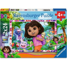 Ravensburger Puzle 2x24 gab. Dora