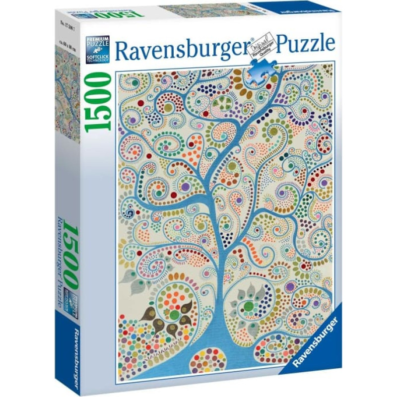 Ravensburger Puzle 1500 Zilais koks, Džeks Ottanio