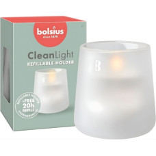 Bolsius Svece arom. stikla gl. Clean Light &Oslash;95x85mm 0% fragrance