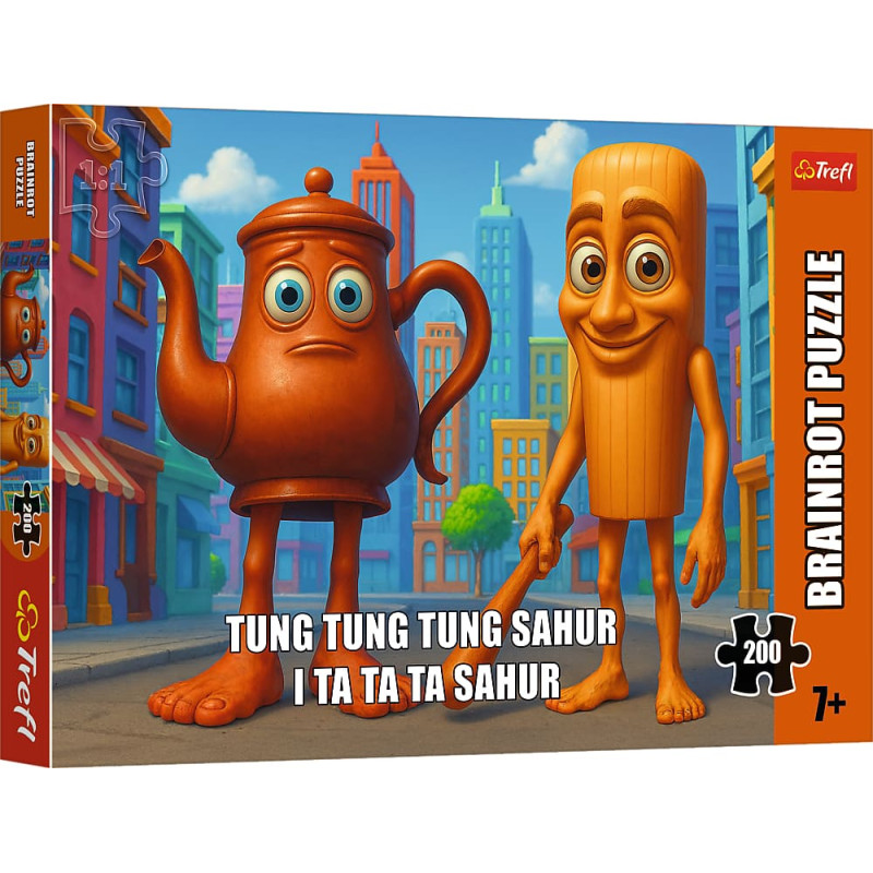 Trefl BRAINROT Puzle Tung Tung Sahur, 200 gab.