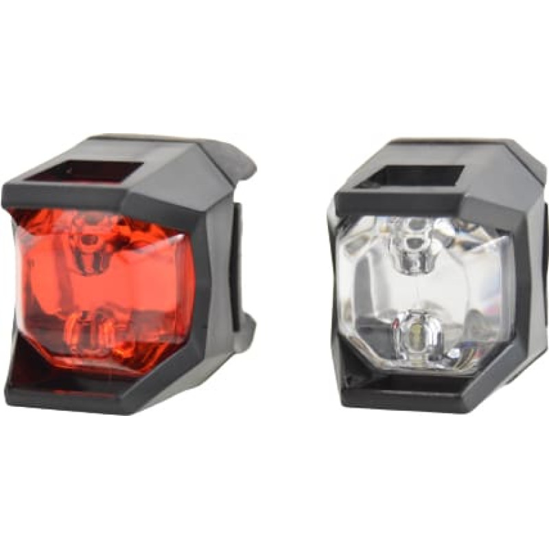 Bottari Priek&scaron;ējā un aizmugurējā luktura komplekts "ECLIPSE", melns