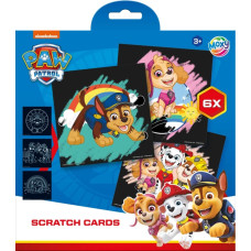 Moxy skrāpēšanas māksla “Paw Patrol”, 6 lapas
