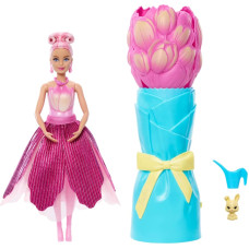 Barbie Pārsteiguma lelle &ndash; Rozā Tulpes, Blondīne