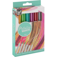 Markerid metallik 6 tk