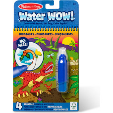 Melissa & Doug Water Wow! Ūdens krāsojamā grāmata &ndash; Dinozaurs