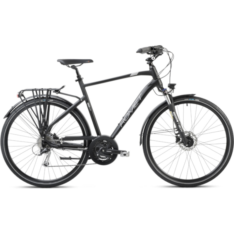 Romet Vīriešu velosipēds ROMET Wagant 8, melns (L)