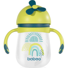Baboo pudele ar silikona salmiņu Lagoon Fiesta, no 9+ mēne&scaron;iem, 240 ml