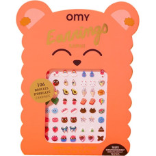 OMY Līmējamie auskari bērniem KAWAII, 104 gab.