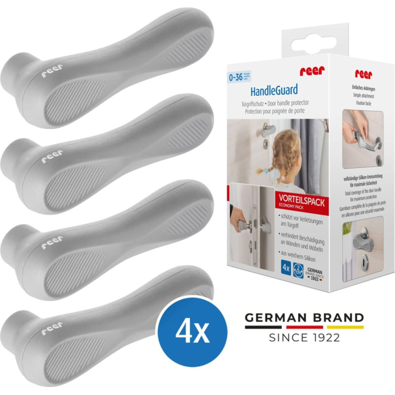 Reer Economy HandleGuard durvju roktura aizsargs, 4 gab.