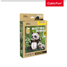 Cubic Fun CUBICFUN NATIONAL GEOGRAPHIC 3D puzle Lielā panda