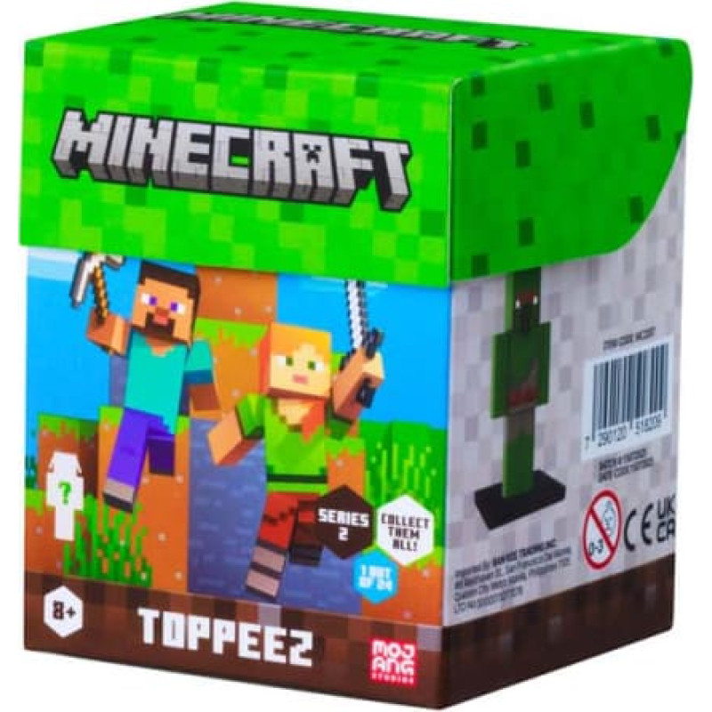 Minecraft 3D zīmuļu uzgaļi, 6 cm