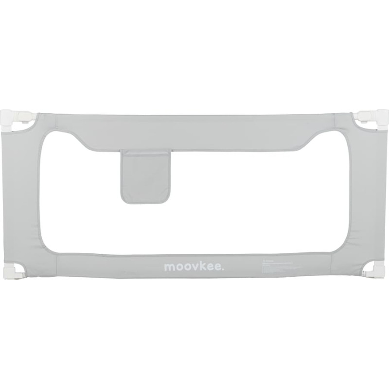 Moovkee gultas aizsargs - 9553 - pelēks - 160 cm