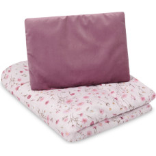 Sensillo COT SET VELVET BLOOM PINK