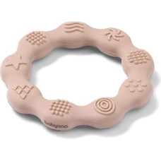 Babyono B.O.825/04 Gryzak silikonowy RING beżowy